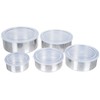 Hastings Home Hastings Home 5 Piece Stainless Steel Bowl Set with Lids 611427DPW